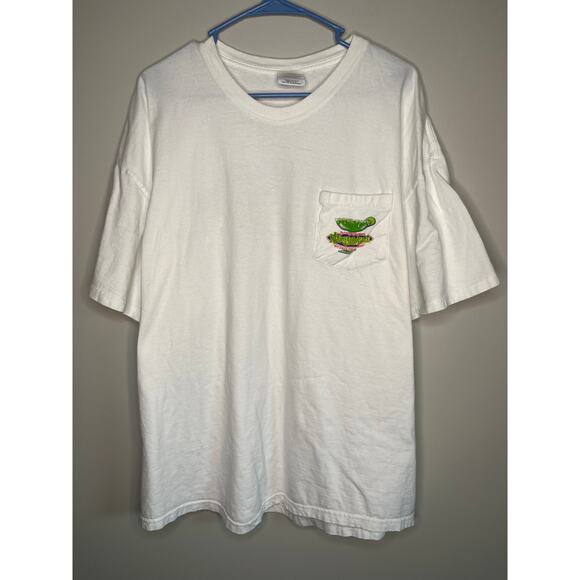 2000s Jimmy Buffett Margaritaville State Of Mind Parrot Heads Tourist Shirt 2XL - Picture 2 of 9